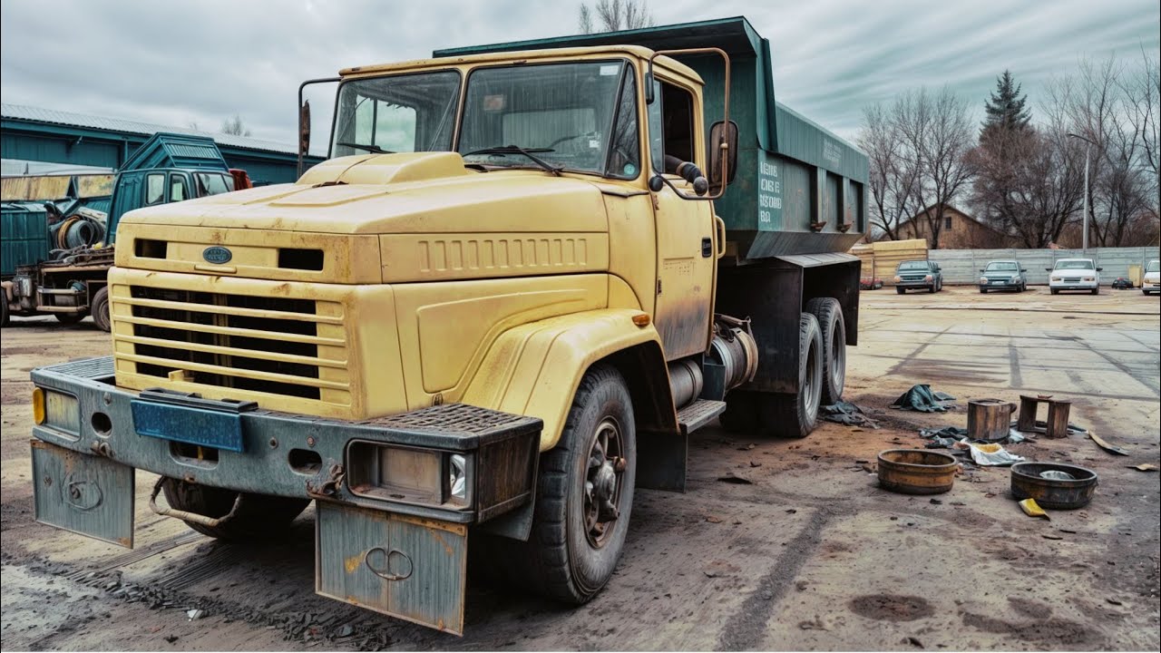 🔧 КРАЗ НА РЕМОНТЕ: ВОССТАНОВЛЕНИЕ ХОДОВОЙ – ВСЕ ПОДРОБНОСТИ! 🚛🔥