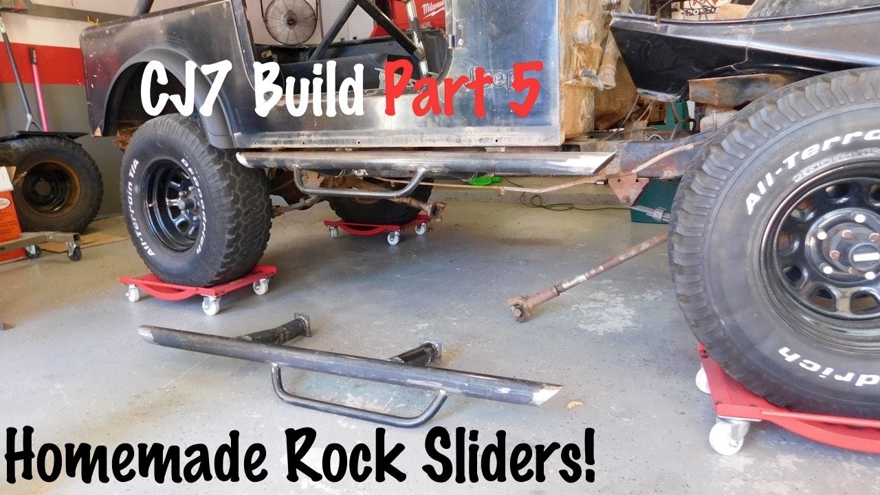 Homemade Side Steps/Rock Sliders | Jeep CJ7 Build Part 5