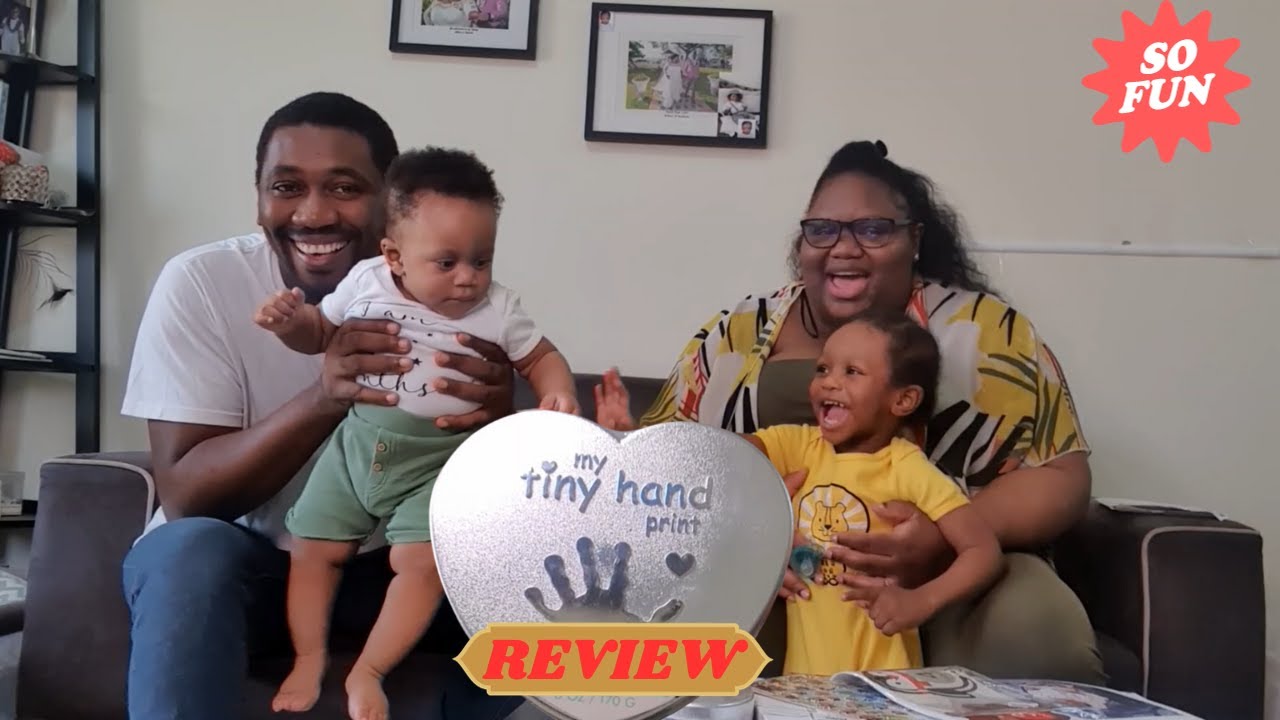 My Tiny Hand Print (Review)| Introducing Baby Zac | Fun Family Activity