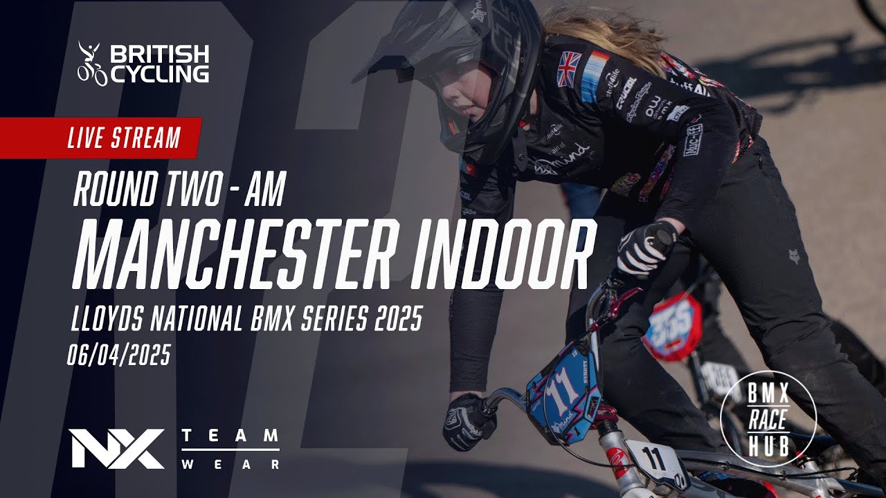 LIVE | Lloyds National BMX Series 2025 | Round 2 AM - Manchester Indoor