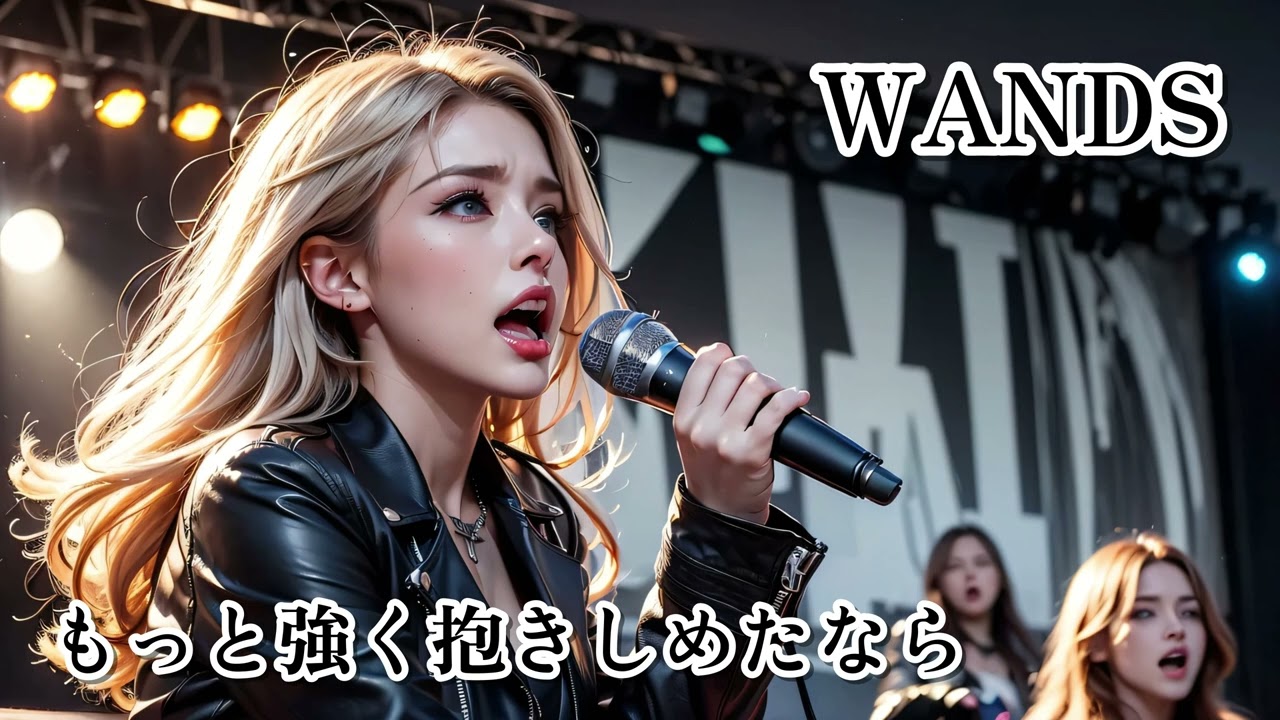 WANDS【もっと強く抱きしめたなら】AIメタル女子がちゃんとカバーした　AI cover J-Rock