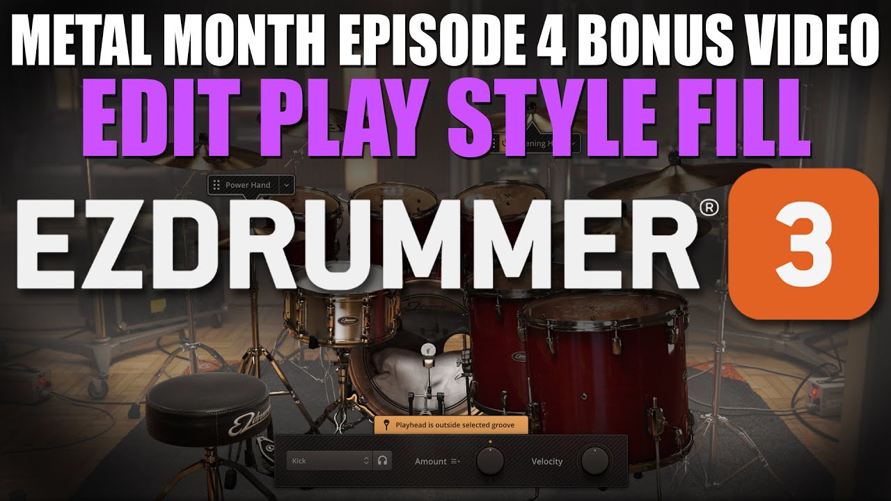 EZDrummer 3 | Edit Play Style Fill Bonus Video