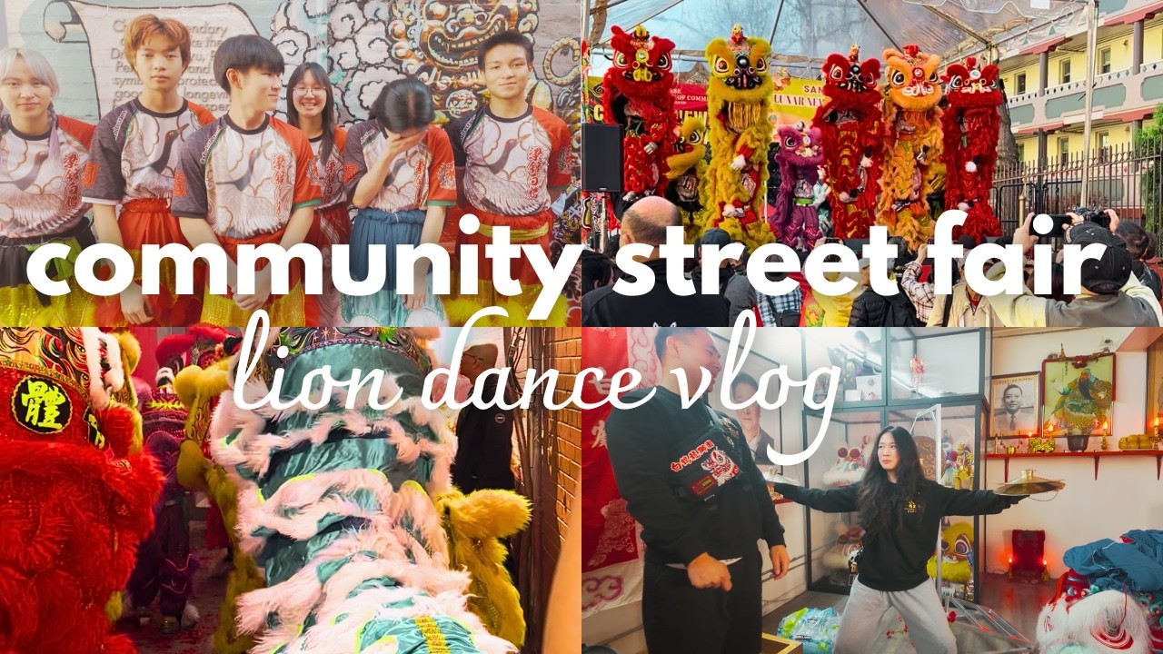 san francisco community street fair 2026 | lion dance vlog