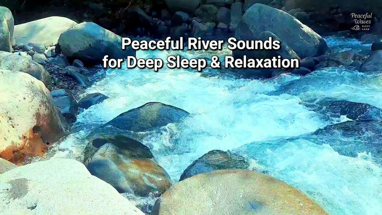 Deep Sleep River Stream ASMR | Natural Relaxation & Flowing Water Sounds