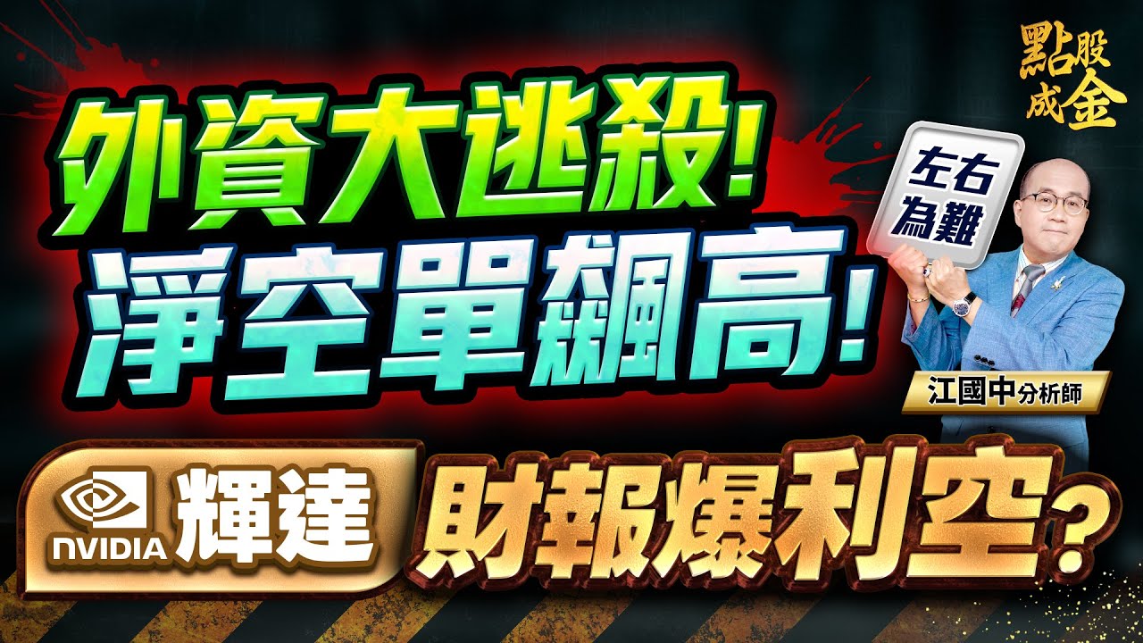 【外資大逃殺！淨空單飆高！輝達&rarr;財報暴利空？】(字幕版) 2025.11.17
