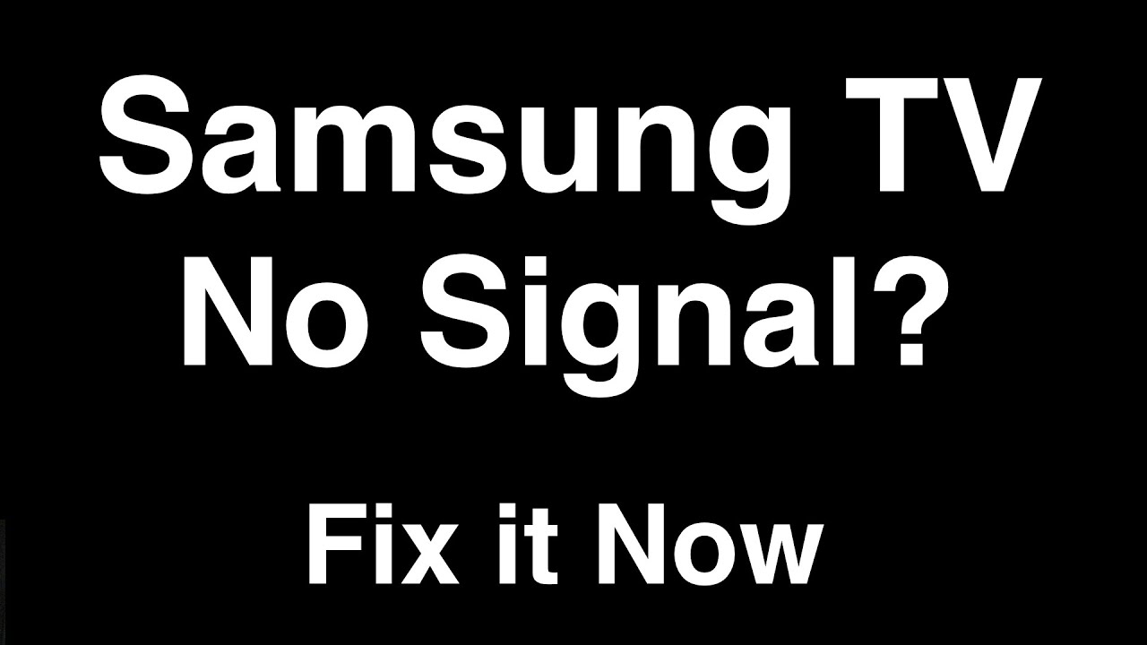 Нет сигнала на телевизоре Samsung &mdash; устраните проблему прямо сейчас