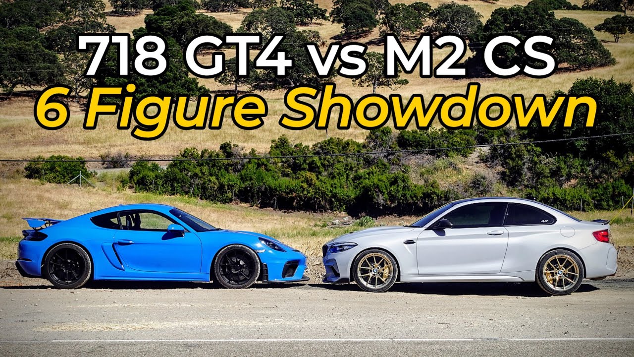 Porsche 718 Cayman GT4 vs BMW M2 CS - Head to Head Review!