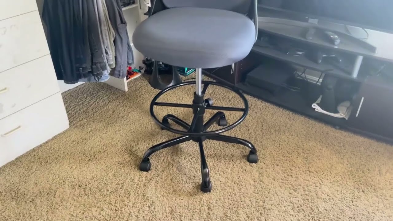 Primy Drafting Chair Tall Office Chair Review, Awesome Quality Drafting Office Chair!
