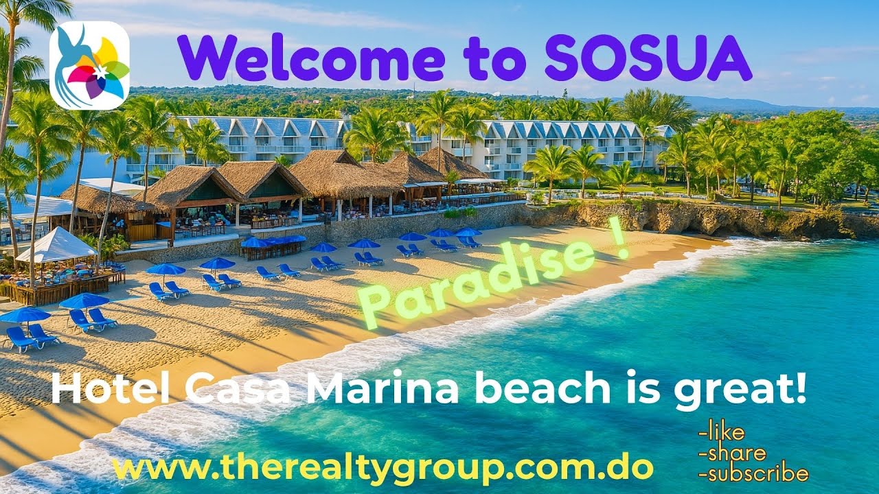 Come enjoy SOSUA, great times at Hotel Casa Marina Beach!