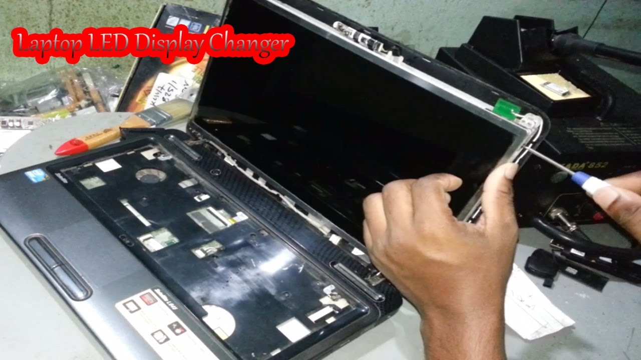 Laptop LED Display Change Toshiba Satellite L645 By Tanvir Computer & Scientist