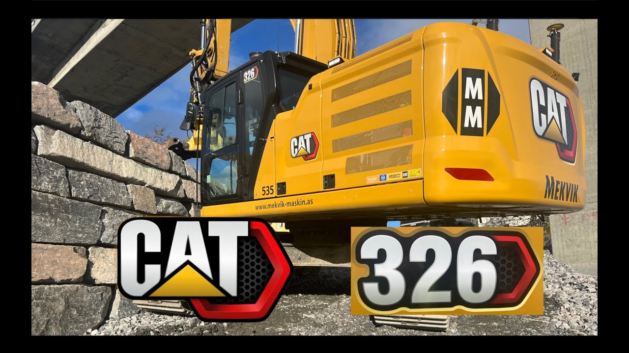 Cat 326 NextGen excavator Timelapse