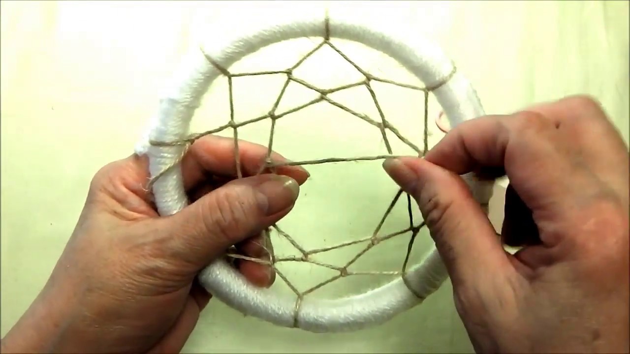 ドリームキャッチャーの作り方（Dream catcher）