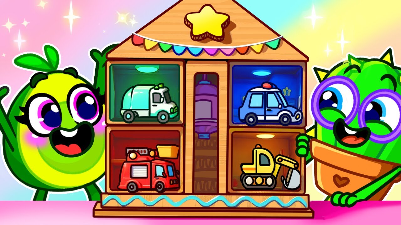 Cardboard House Adventure | Baby Opens His Own Kindergarten | Pit & Penny Learn and Grow!