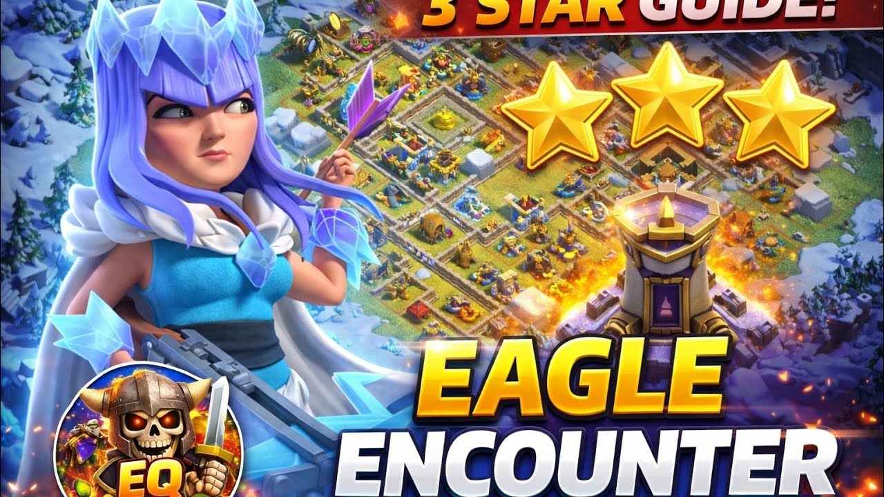 NEW Eagle Encounter Challenge – 3 Star Tutorial! ⭐⭐⭐#clashofclans #coc #clashofclanschallenge