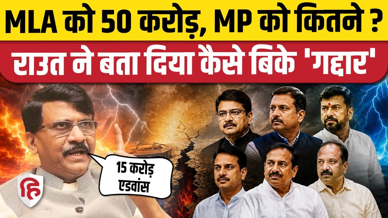 Shiv Sena UBT Split: Uddhav Thackeray को धोखा देने के लिए खरीदे गए MP, MLA, Sanjay Raut का आरोप