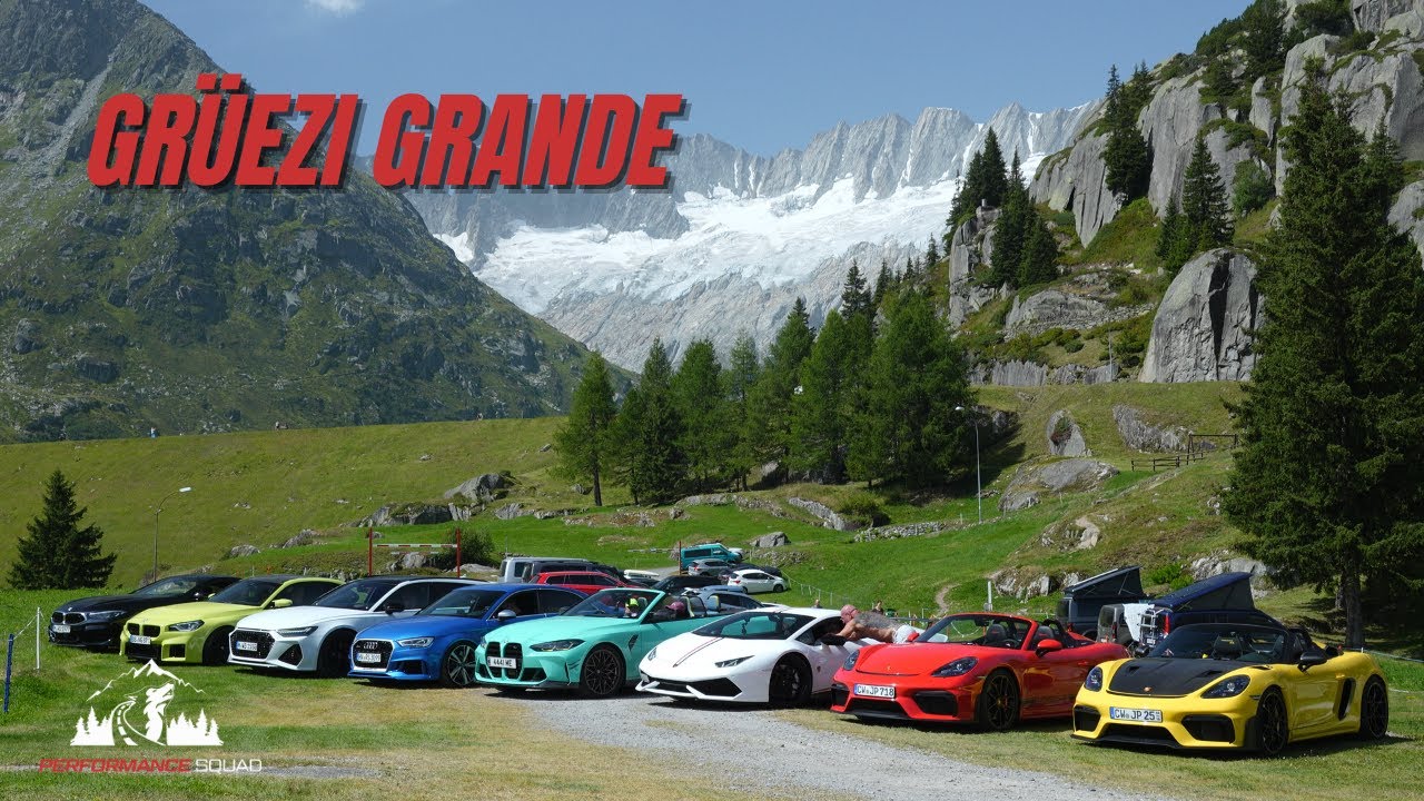 SUPERCARS in den ALPEN! 🚀 GT4RS, HURACAN STO, RS6 & Emotionen pur | GRÜEZI GRANDE 🇨🇭
