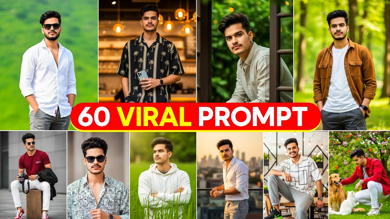 60 NEW INSTAGRAM TRENDING AI PHOTO EDITING PROMPTS | GOOGLE GEMINI VIRAL PHOTO EDITING PROMPTS