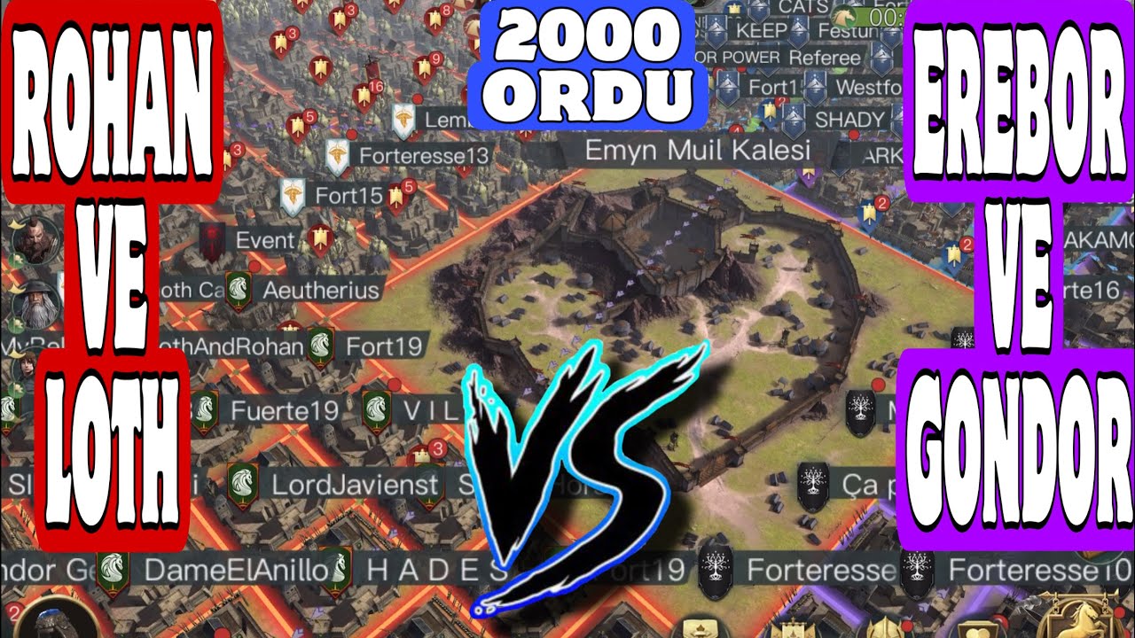 OYUNDAKİ EN BÜYÜK SAVAŞ / LOTR RISE TO WAR