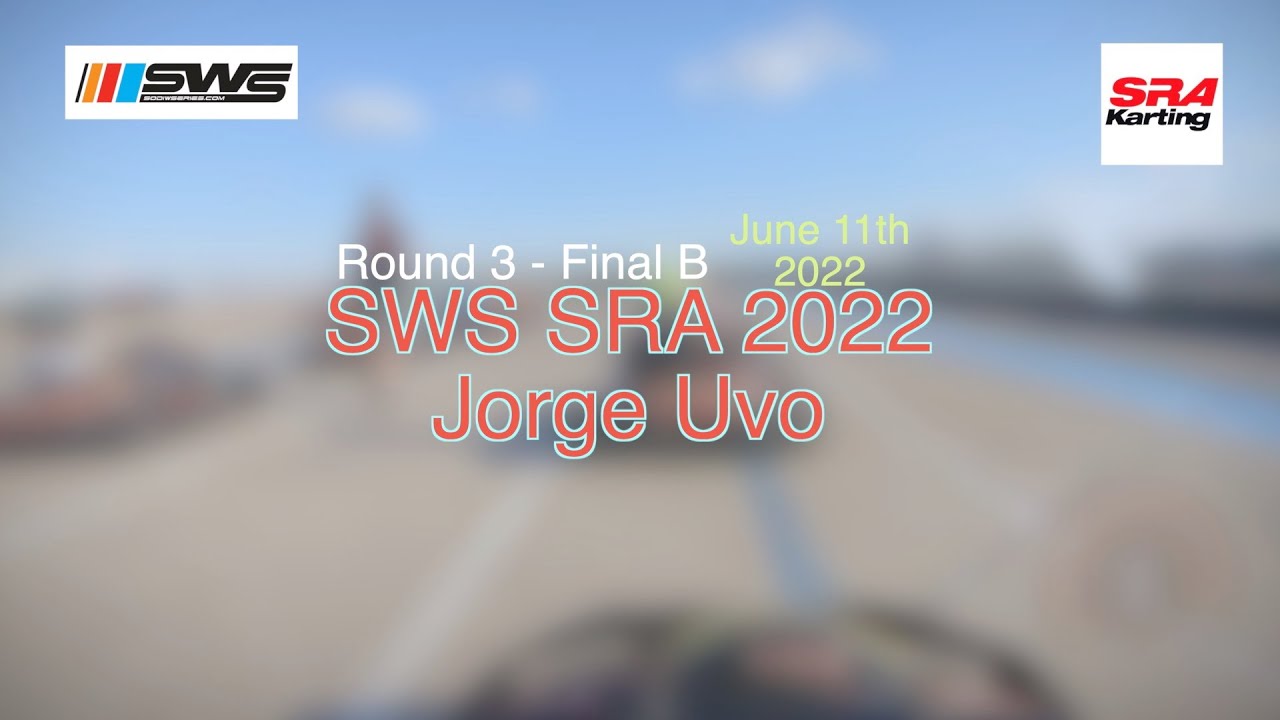 SWS SRA 2022 Final B - Round 3 - Full Race. Onboard Jorge Uvo
