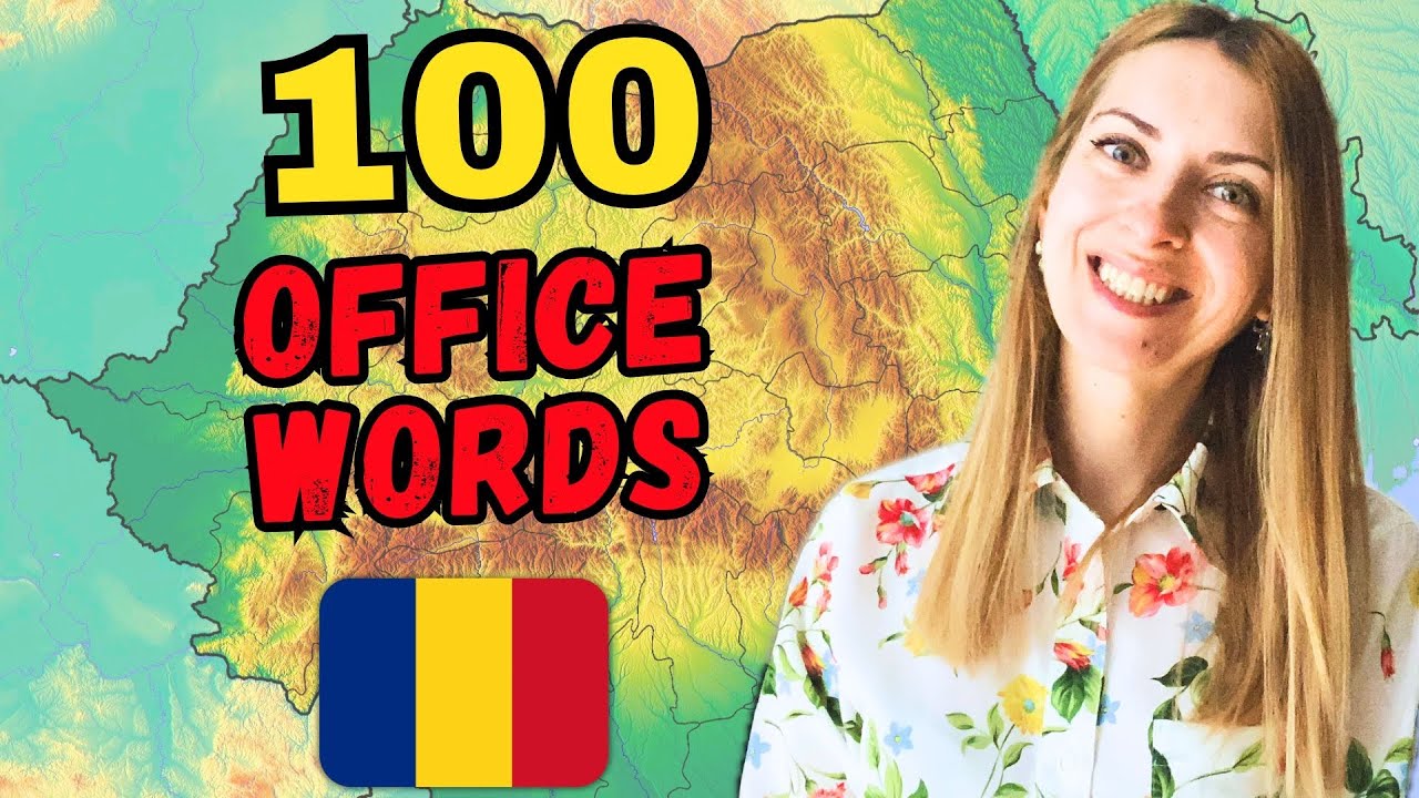LEARN ROMANIAN: 100 work vocabulary 🇷🇴 with free PDF 