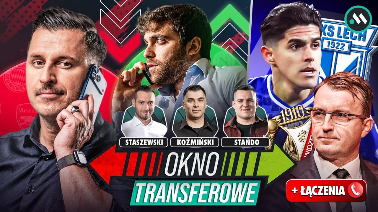 RUSZA OKNO TRANSFEROWE! LECH WYKUPUJE PALMĘ! WIDZEW ROZBIJE BANK? + ŁĄCZENIA Z SZEFAMI KLUB&Oacute;W