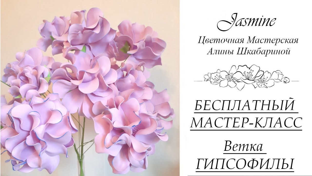 БЕСПЛАТНЫЙ МАСТЕР-КЛАСС - Ветка Гипсофилы