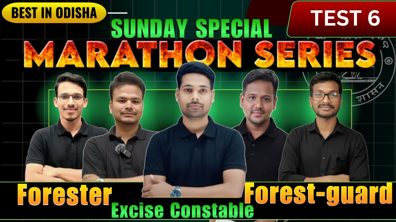 FORESTER FOREST GUARD EXCISE CONSTABLE SUNDAY MARATHON  DAY 6 #forestguard #forester #excisepolice