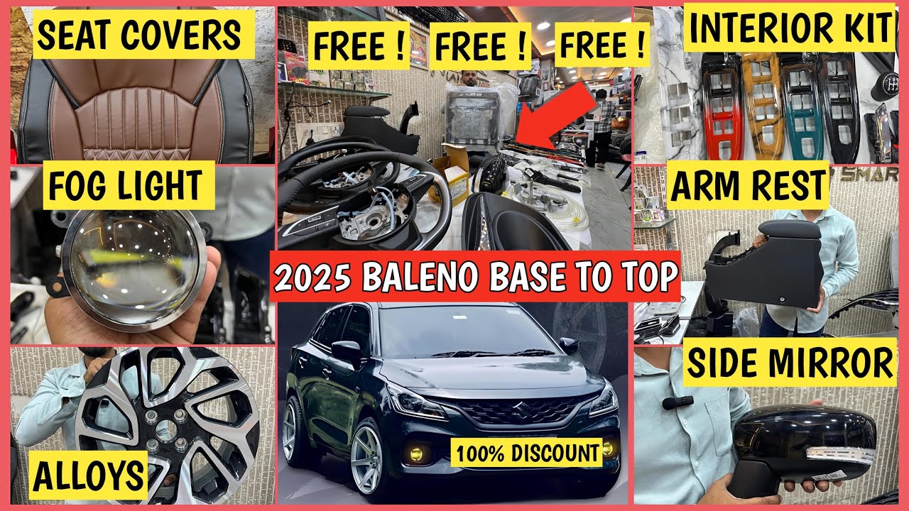 2025 Baleno Sigma Base To Top Model Modification With Price ✅ Baleno Sigma Base to Top | Accessories