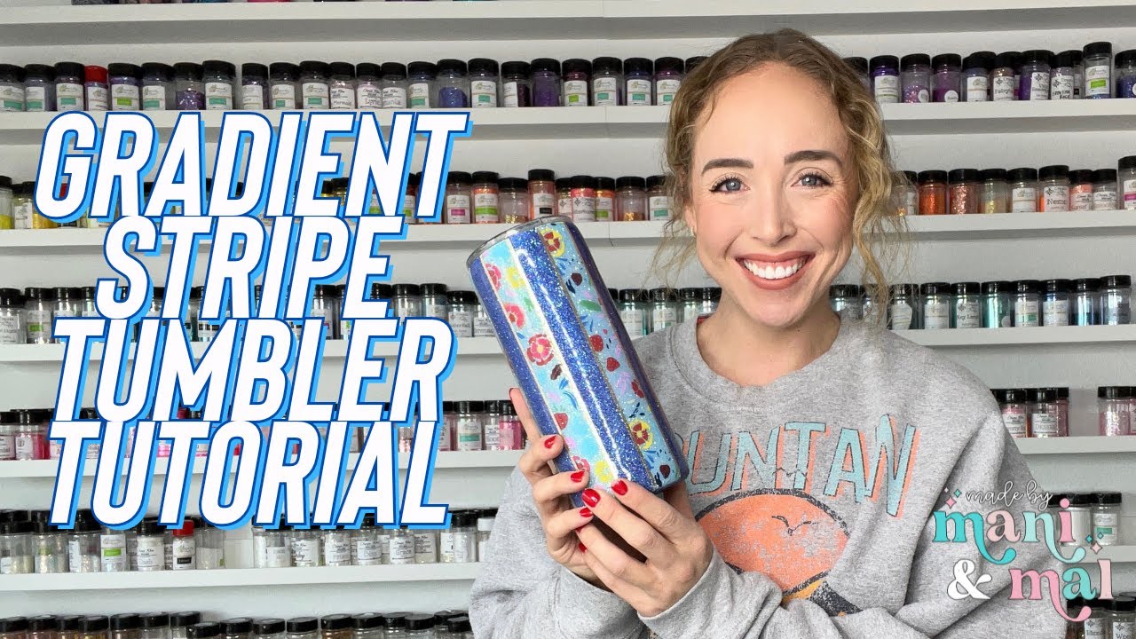 Gradient Stripe Tumbler Tutorial
