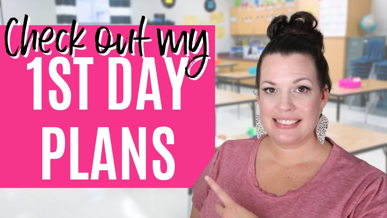 First Day of School Lesson Plans
