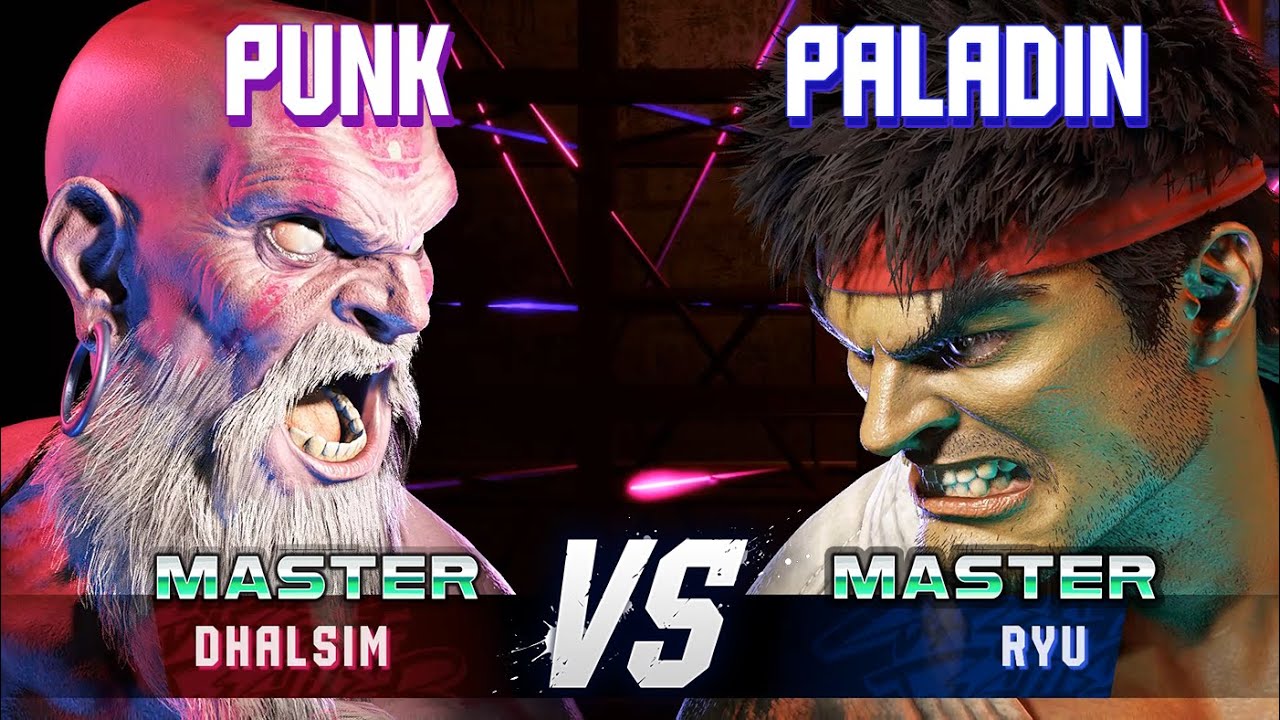 SF6 ▰ PUNK (Dhalsim) vs PALADIN (Ryu) ▰ High Level Gameplay