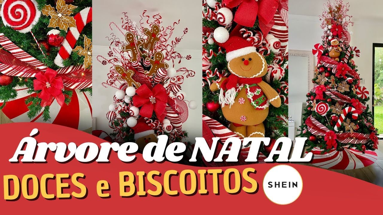 Montei a ÁRVORE DE NATAL‼️ No tema Doces e Biscoitos!