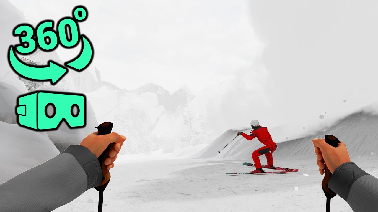 ⛷️Alpine Skiing VR - 360&deg; Video