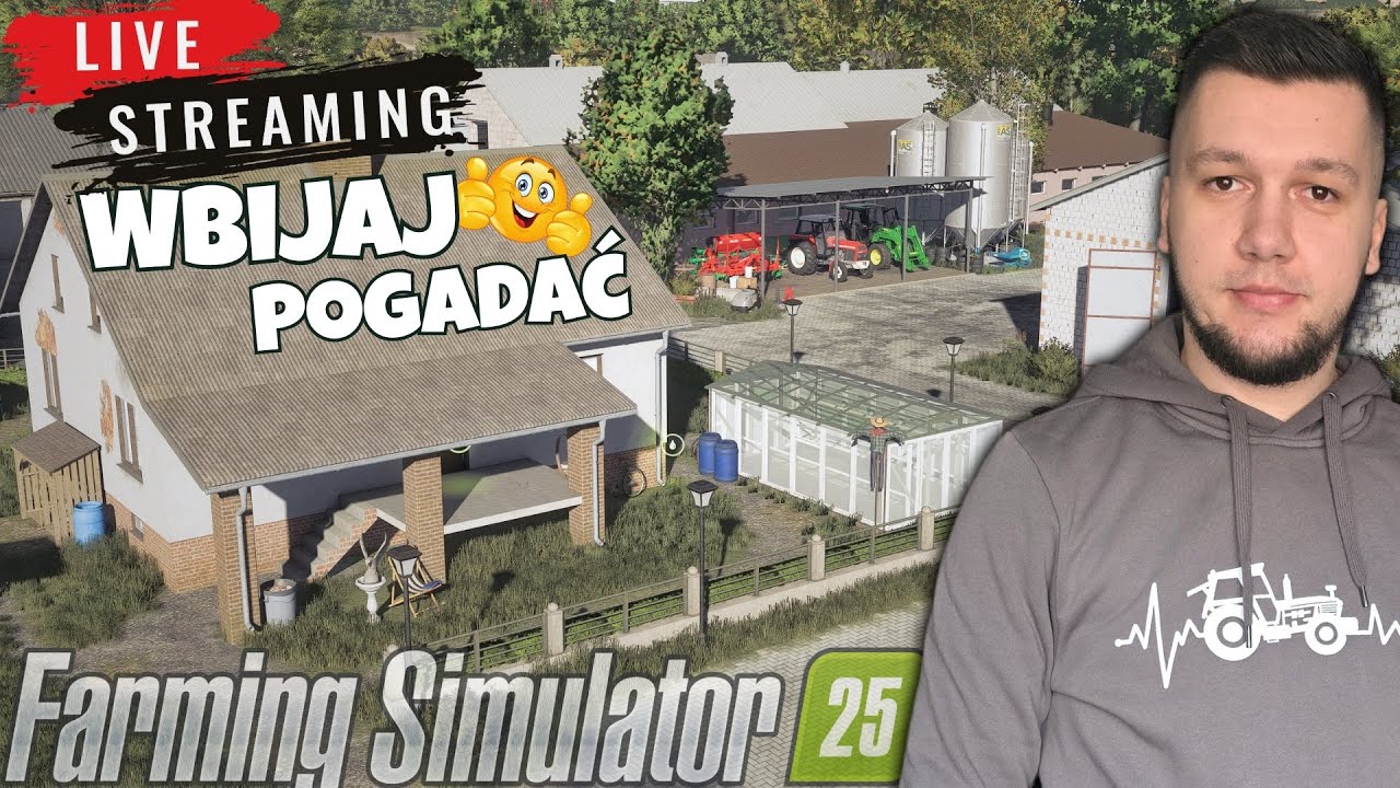 🔴LIVE🔴| Czy Farming Zawiedzie?!🤨Wbijaj Pogadać!❤️FS 25 | TANAS  [MST]