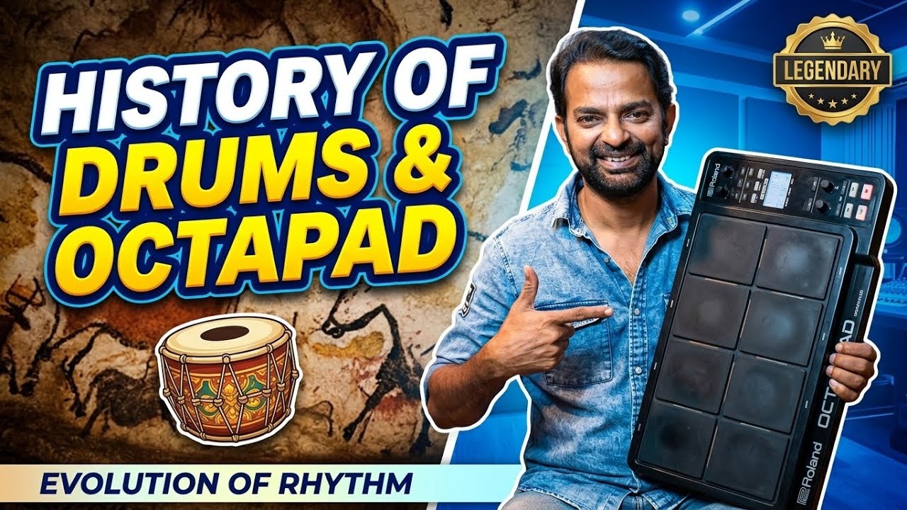 History of Drums and Octapad | Don't miss This Video | 