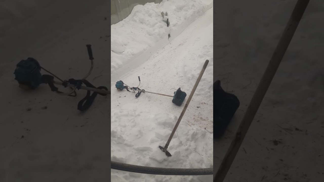 Не покупайте насадку для уборки снега на триммер пока не посмотрите это !