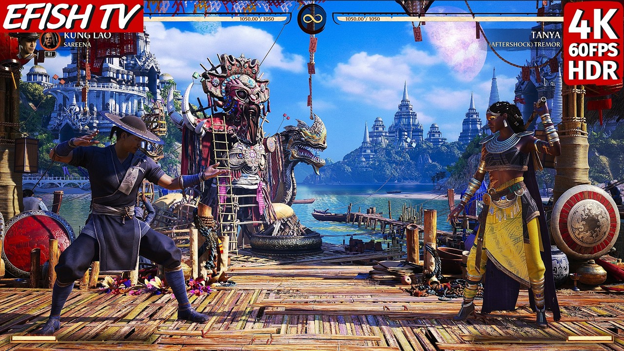 Kung Lao vs Empress Tanya (Hardest AI) - Mortal Kombat 1