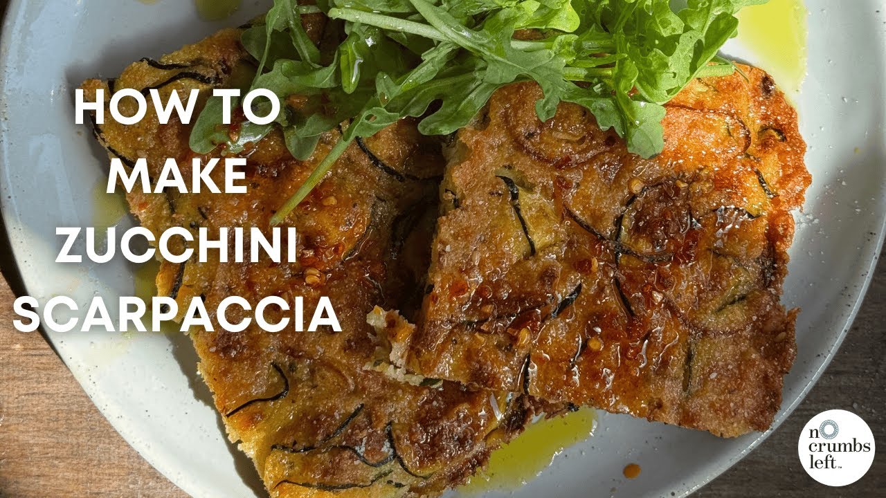 How to Make Zucchini Scarpaccia - nocrumbsleft