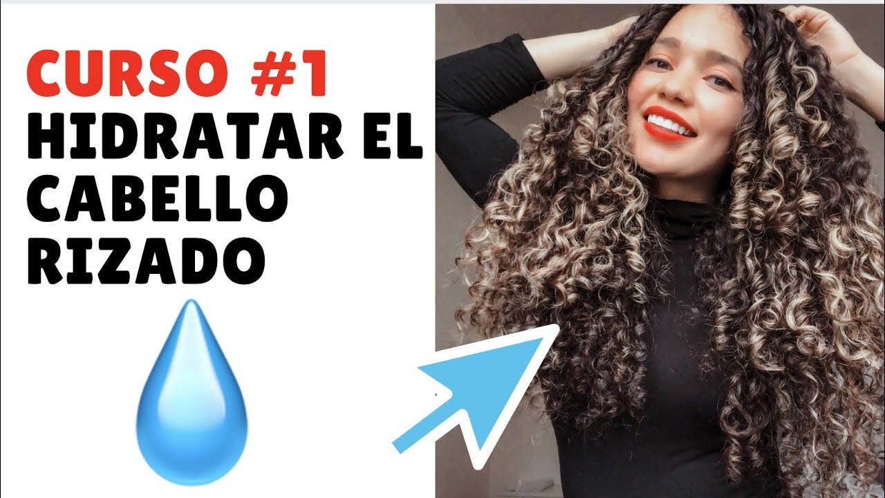 Curso para Rizos: Cómo hidratar el cabello Rizado? Varias maneras