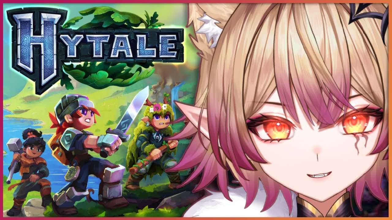 A Brand New Block Game To Explore ❓ [ Hytale / Vylett Moonheart / #vtuber ]