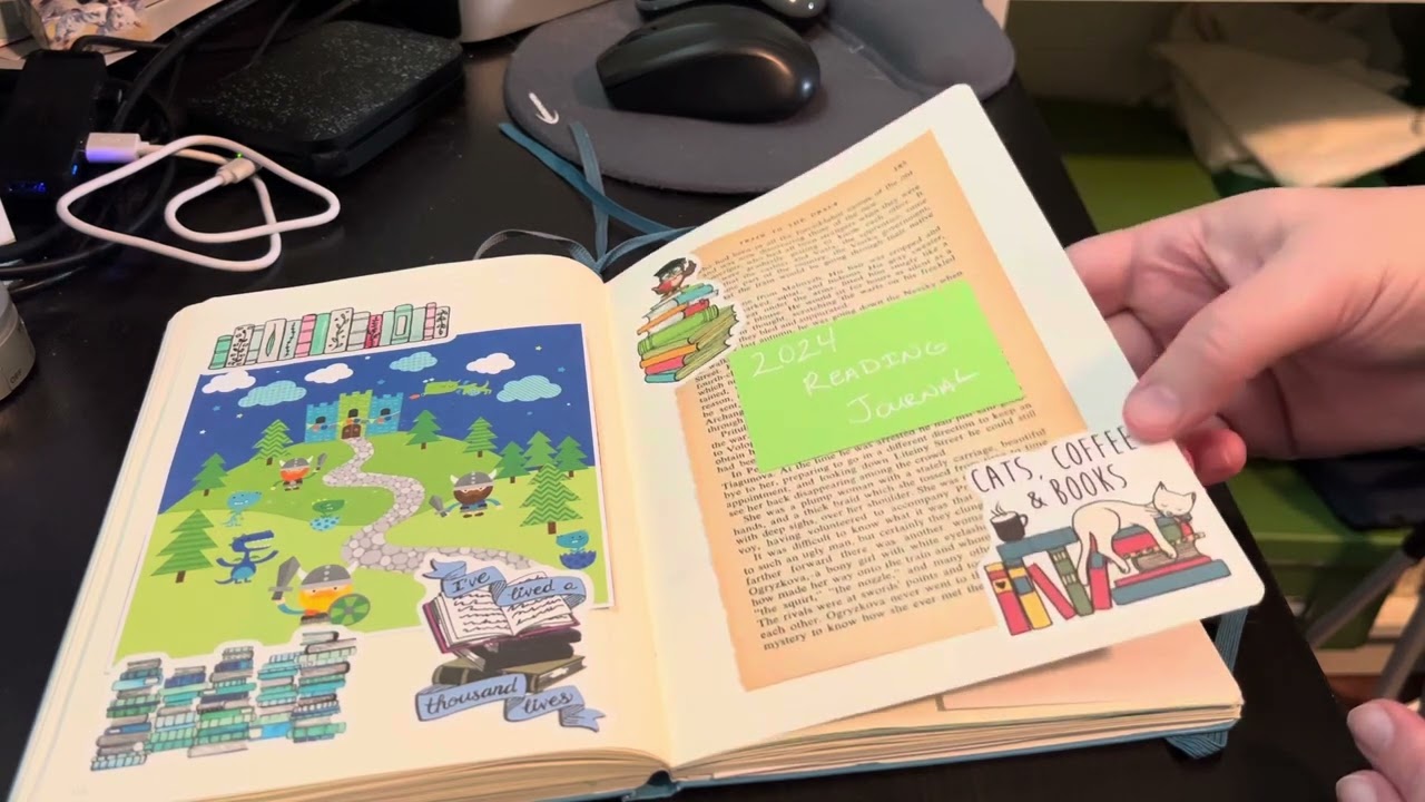 2024 Reading Journal Flip Through