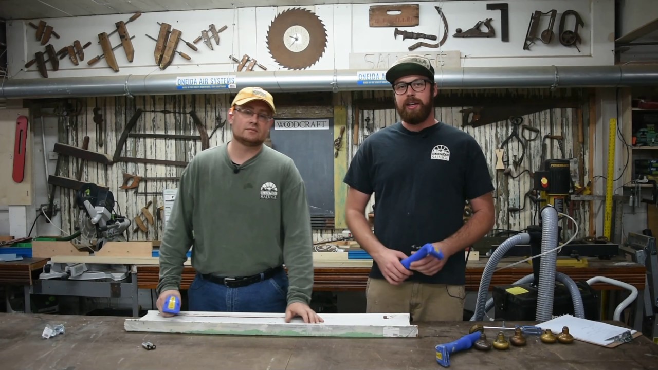 DIY Door Knob Coat Rack using Oneida's Viper Scraper