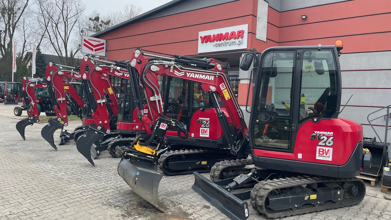 Yanmar sv26 ??? Czym różnią się wersje i konfiguracje, do czego które opcje ??