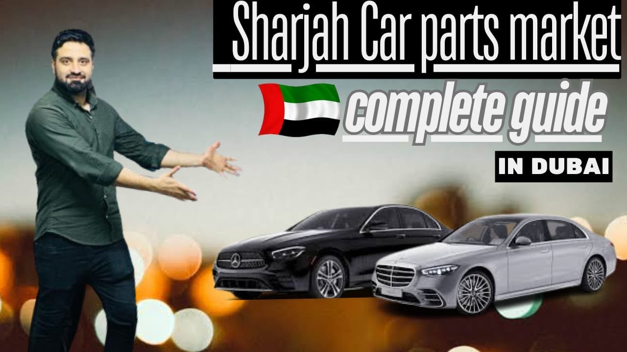 Sharjah Car parts market in Dubai | New Mercedes in scrap market in UAE