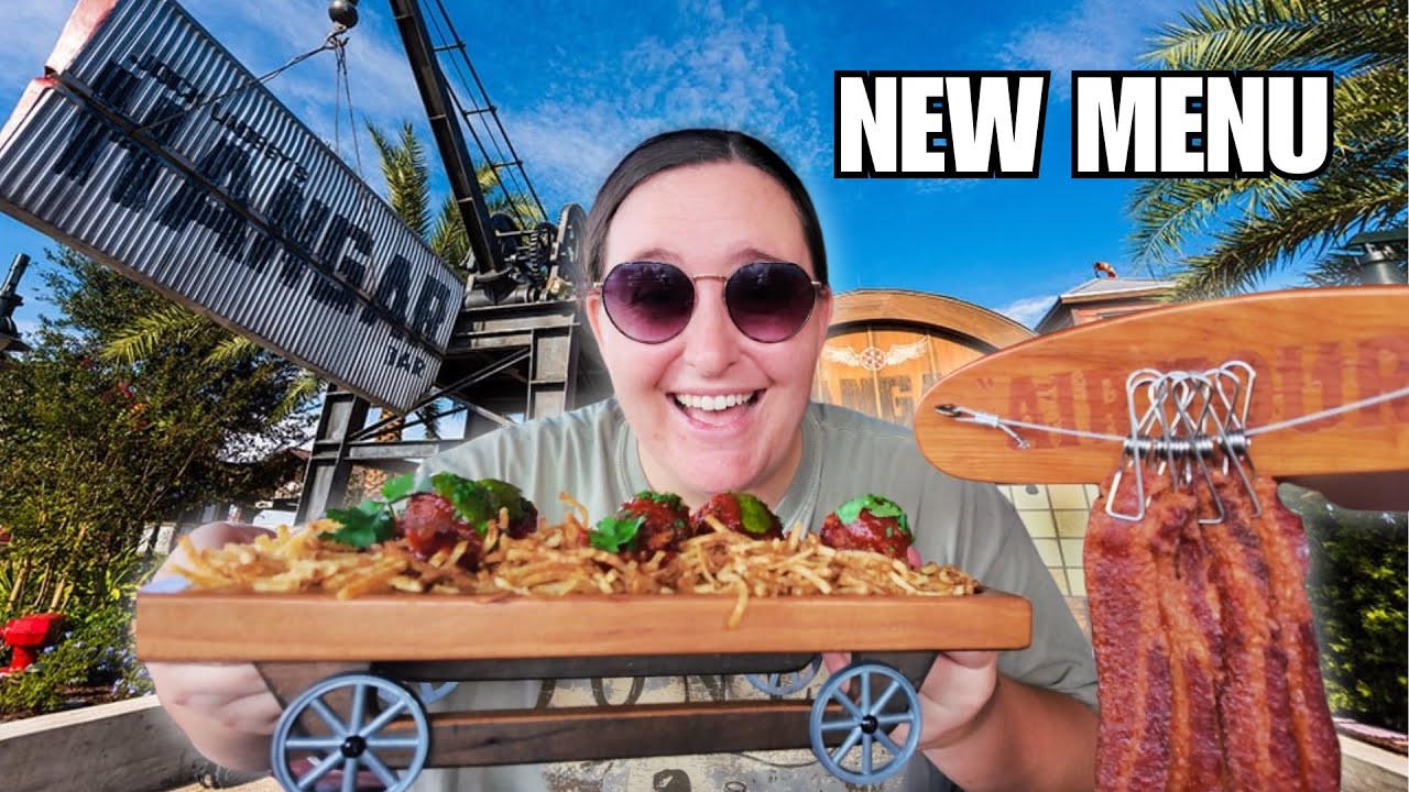 NEW MENU AT JOCK LINDSEY'S HANGAR BAR- Disney Springs | Walt Disney World