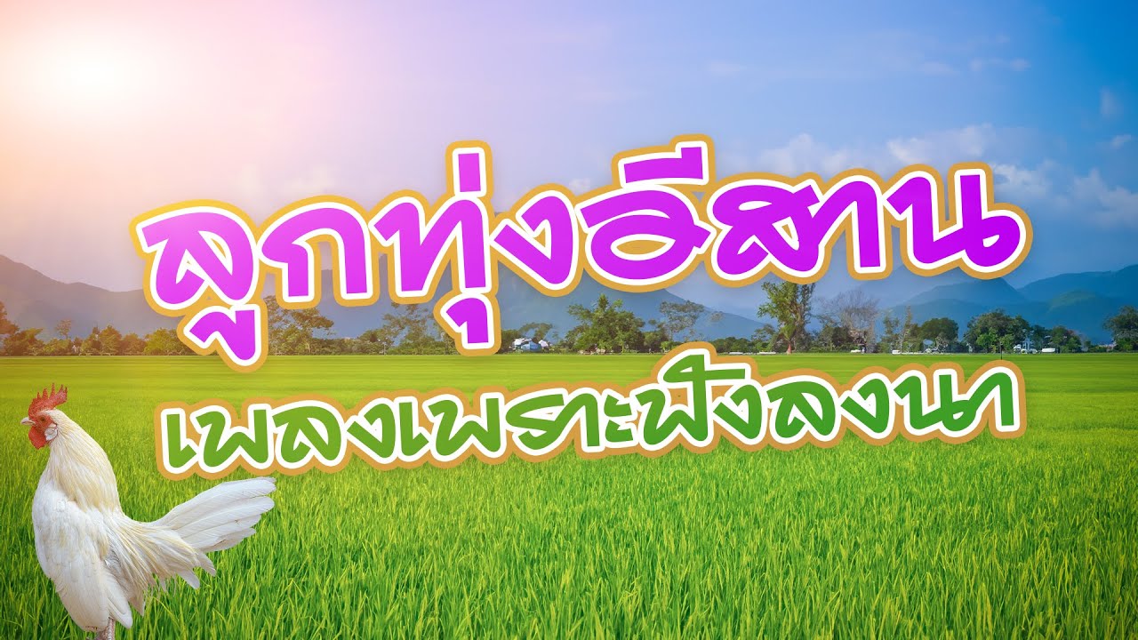 ลูกทุ่งอีสาน เพลงเพราะฟังลงนา