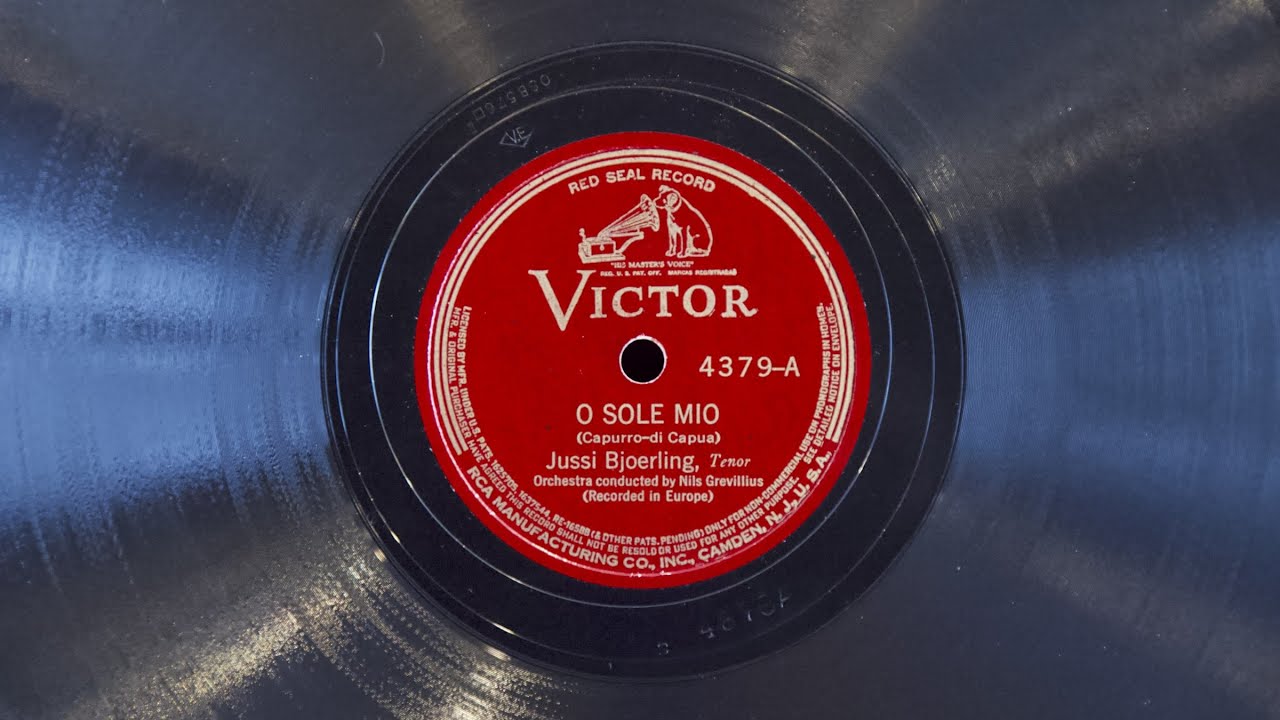 O Sole Mio • Jussi Björling (EMG Mark Xb Oversize Gramophone)