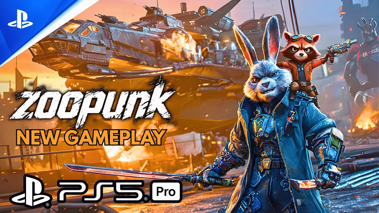 ZOOPUNK НОВАЯ геймплейная демоверсия 4K | УЛЬТРАреалистичная графика (брутальный экшен-РПГ в стил...