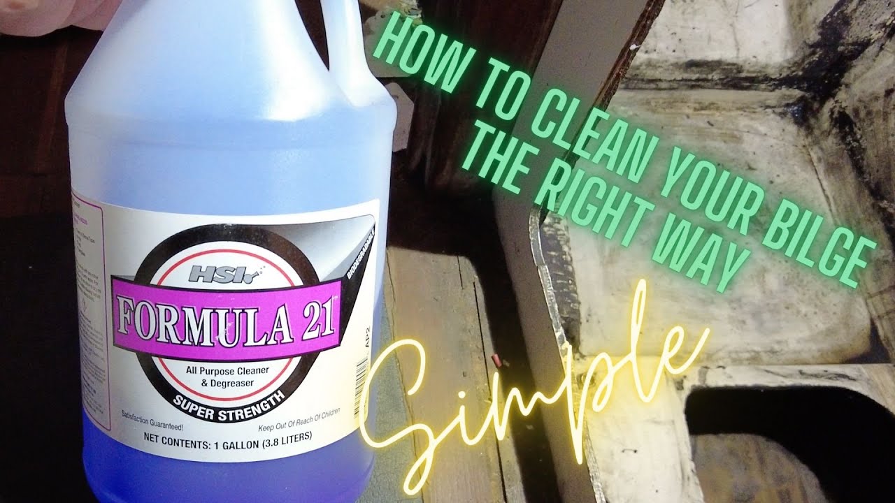How to clean your bilge, the right way [HT] [EP49]