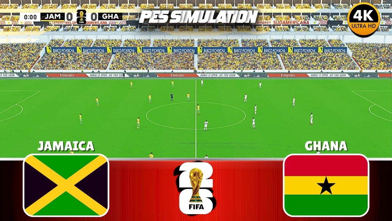 🔴Jamaica vs Ghana | FIFA World Cup 2026 Group - Stage Match | PES 2021 Gameplay